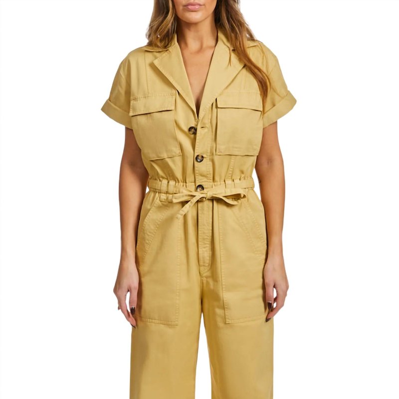 A.l.c Augusta Jumpsuit In Yellow