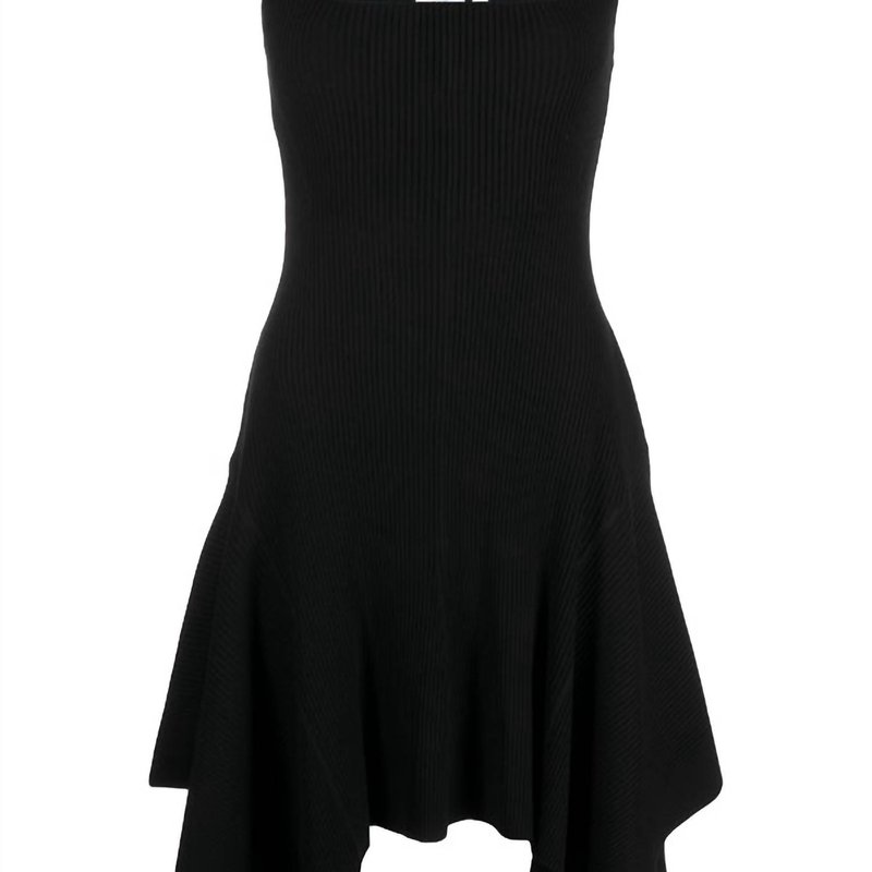 Shop A.l.c Dalia Knit Mini Dress In Black