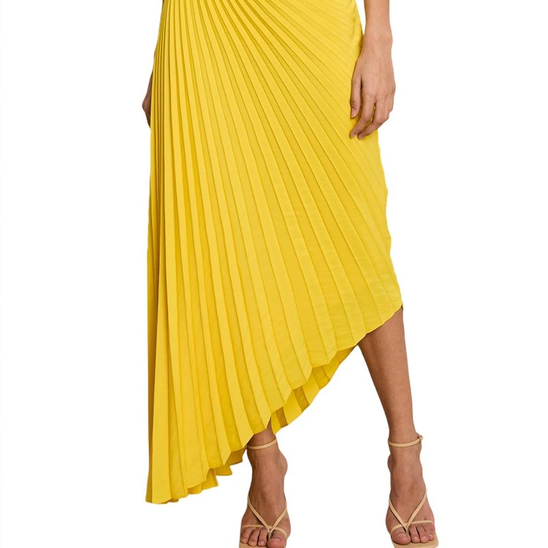 Shop A.l.c Delfina Dress In Yellow