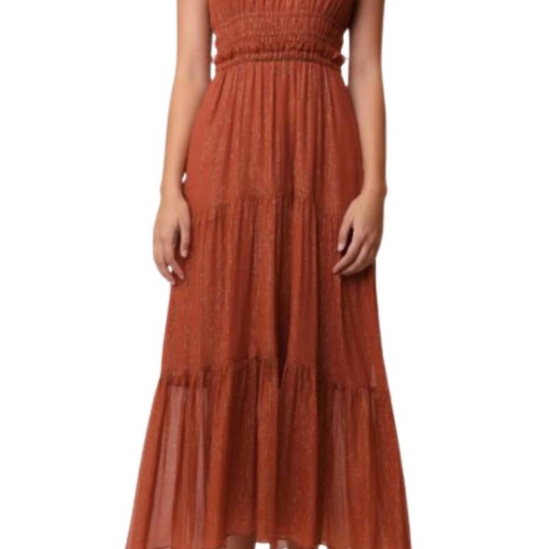 Shop A.l.c Elara Dress In Brown