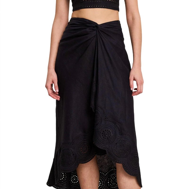 Shop A.l.c Heather Skirt In Black
