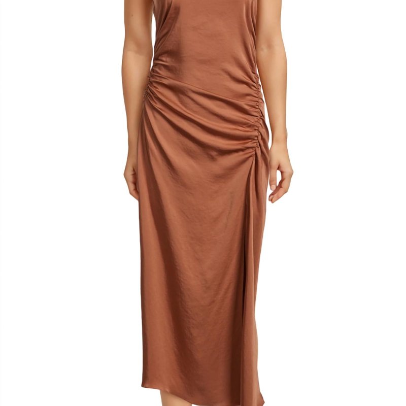 Shop A.l.c Inez Dress In Brown