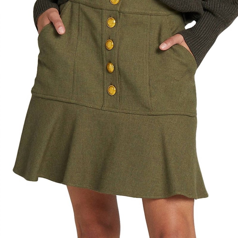 Shop A.l.c Marnell Skirt In Green