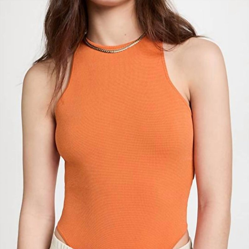 Shop A.l.c Pierce Bodysuit In Orange