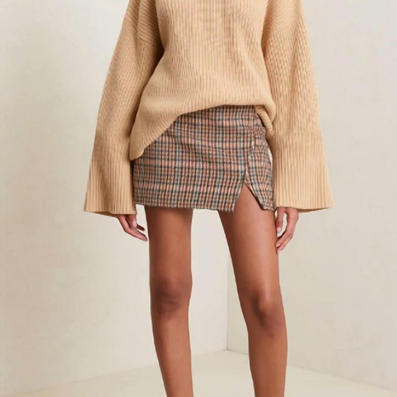 Shop A.l.c Rylee Skirt In Brown