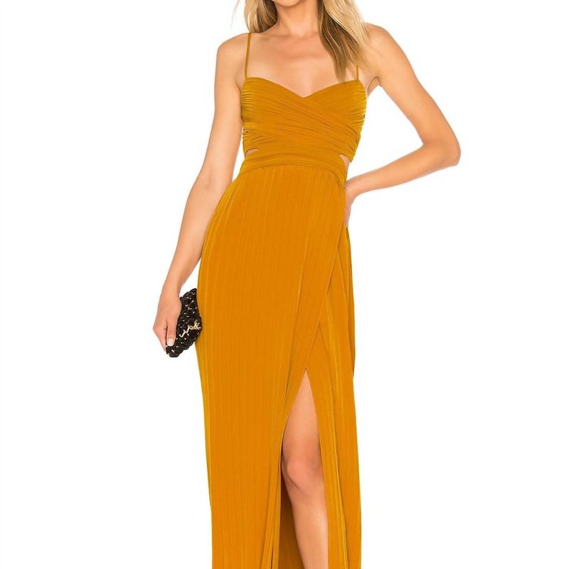 Shop A.l.c Sienna Dress In Yellow