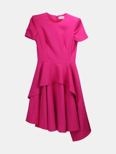 Alexander Mcqueen Alexander Mcqueen Women's Pink Cotton Ruffle Dress product
