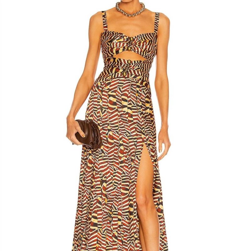 Shop Alexis Morgada Dress In Brown