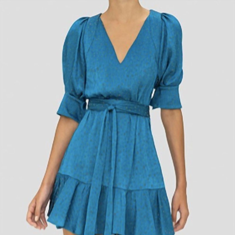 Shop Alexis Vanezia Dress In Blue