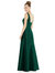 Sleeveless Square-Neck Princess Line Gown with Pockets - D826