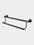 Carolina Crystal Collection 18" Double Towel Bar - Oil Rubbed Bronze