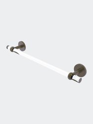 Clearview Collection 30" Towel Bar With Twisted Accents - Antique Brass