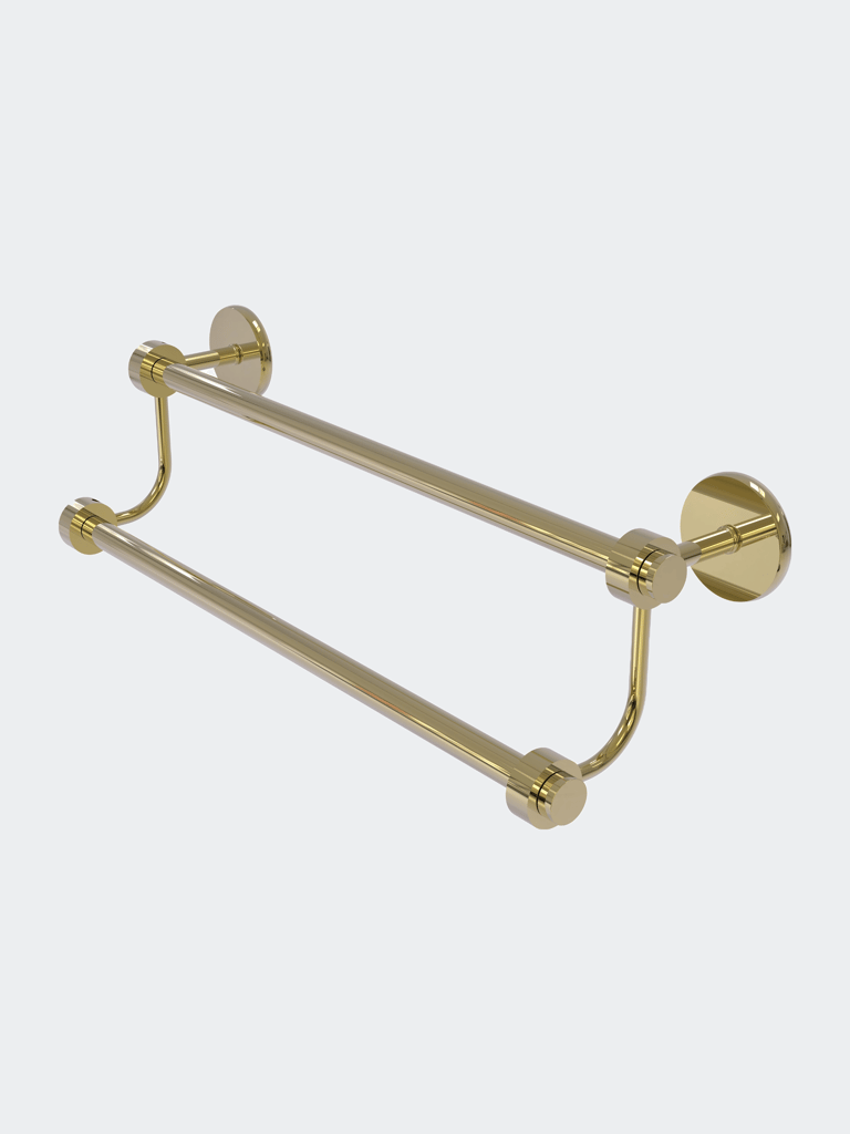 Double Towel Bar 18" - Unlacquered Brass