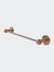 Mercury Collection 18" Towel Bar With Twist Accent - Brushed Bronze