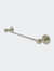 Mercury Collection 18" Towel Bar With Twist Accent - Polished Nickel