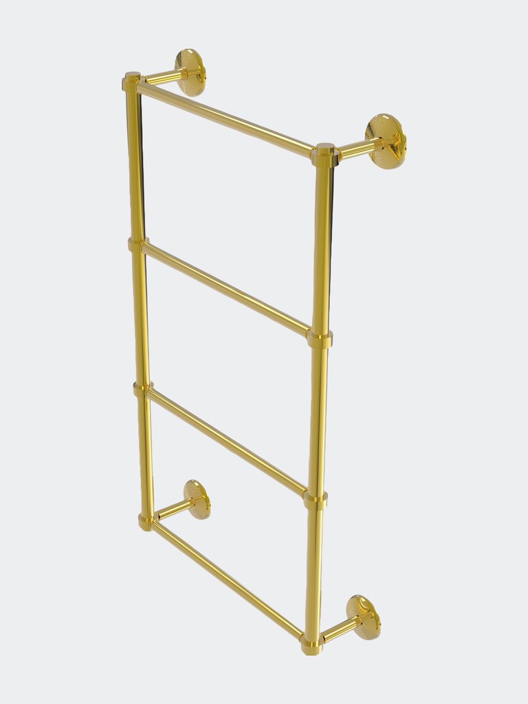 Monte Carlo Collection 4 Tier 36" Ladder Towel Bar - Polished Brass