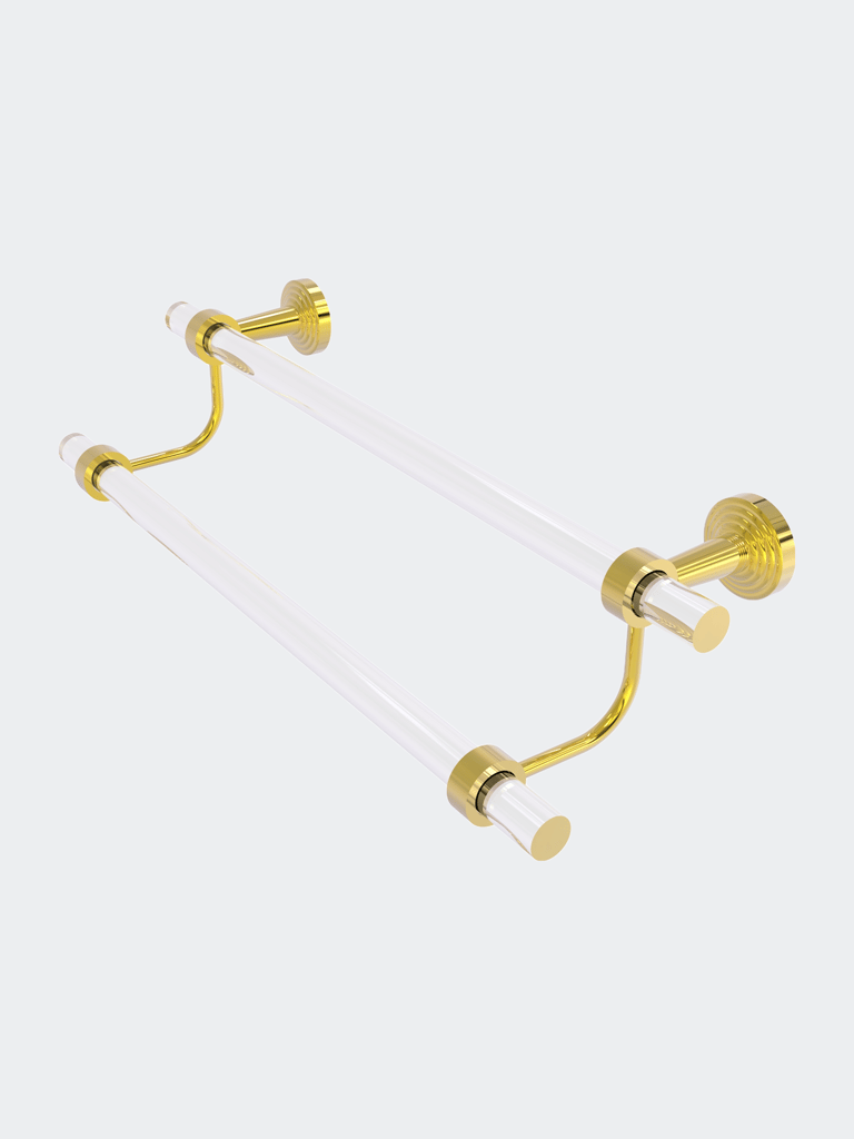 Pacific Beach Collection 36" Double Towel Bar - Polished Brass