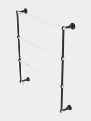 Pacific Beach Collection 4 Tier 30" Ladder Towel Bar With Twisted Accents - Venetian Bronze