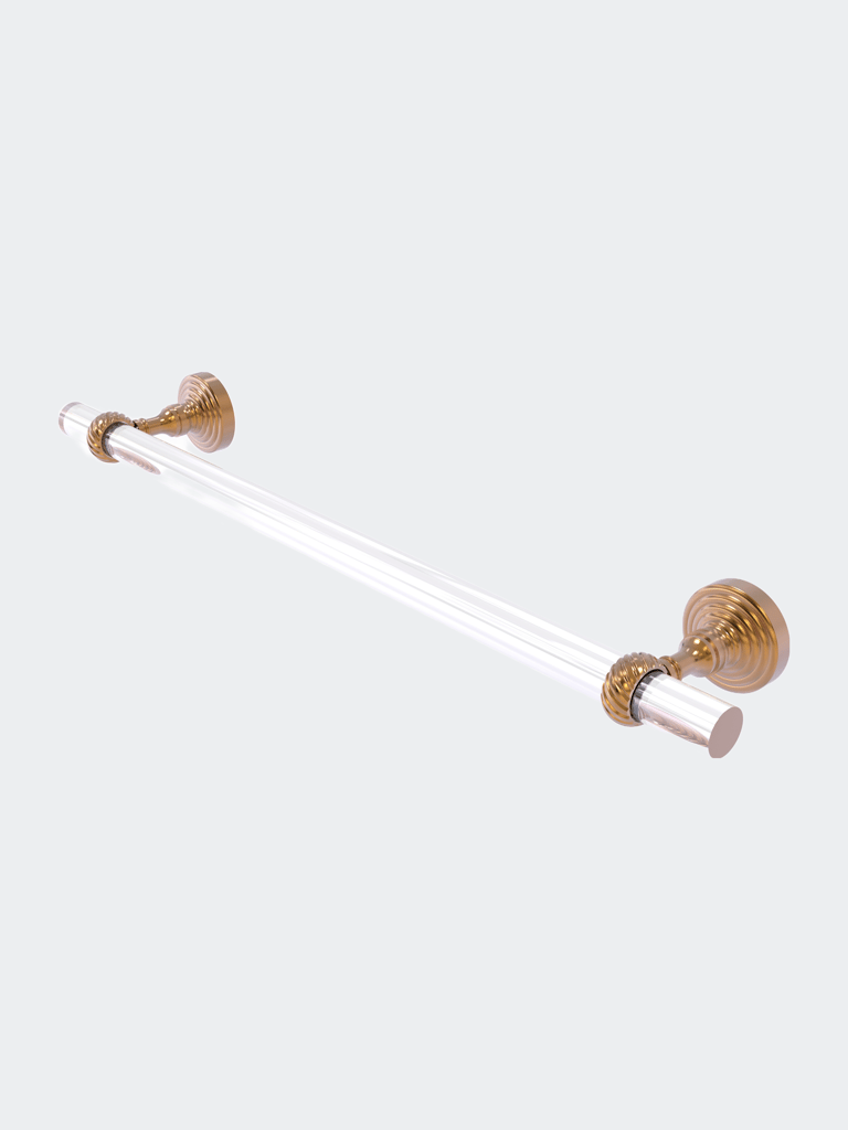 Pacific Grove Collection 18" Towel Bar with Twisted Accents - Brushed Bronze