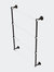 Pacific Grove Collection 4 Tier 24" Ladder Towel Bar With Twisted Accents - Oil Rubbed Bronze
