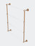 Pacific Grove Collection 4 Tier 30" Ladder Towel Bar With Grooved Accents - Brushed Bronze