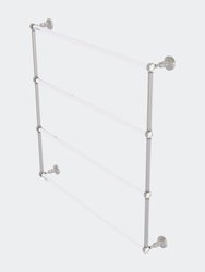 Pacific Grove Collection 4 Tier 36" Ladder Towel Bar With Twisted Accents - Satin Nickel