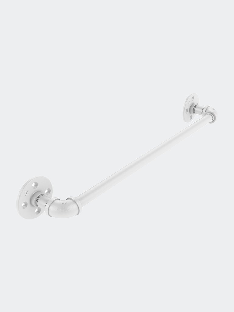 Pipeline Collection 30" Towel Bar - Matte White