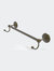 Prestige Monte Carlo Collection 30" Towel Bar With Integrated Hooks - Antique Brass