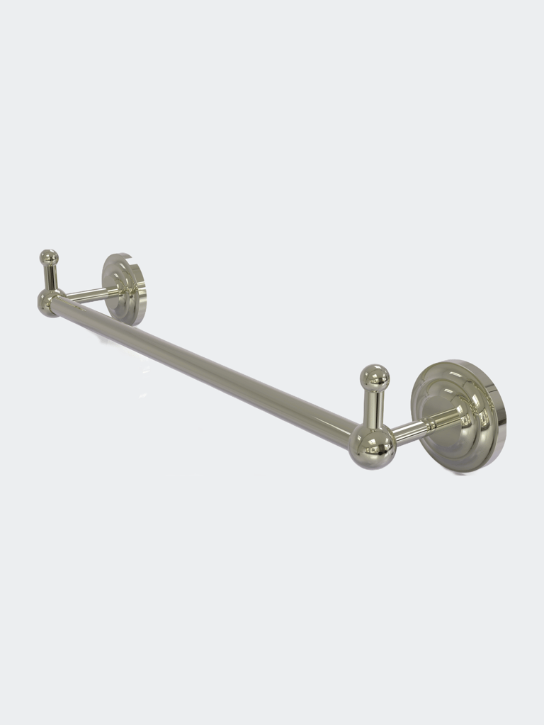 Prestige Que New Collection 36" Towel Bar With Integrated Pegs - Polished Nickel
