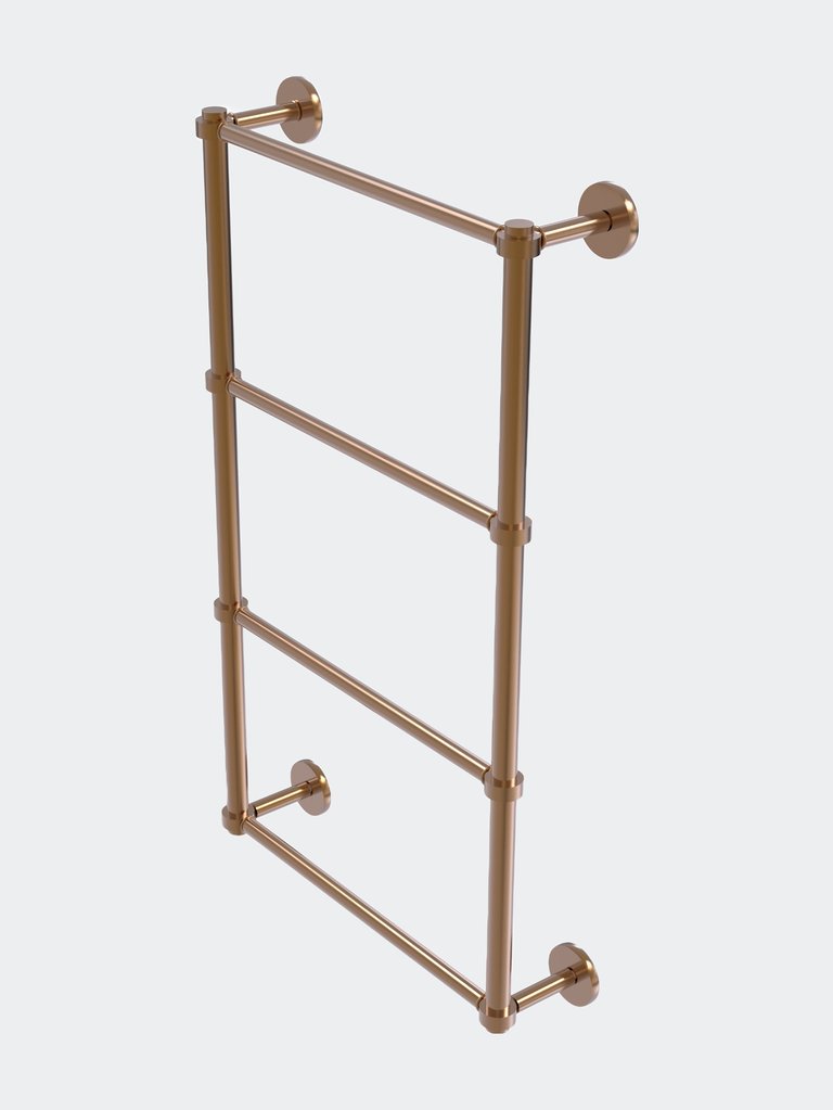 Prestige Skyline Collection 4 Tier 24" Ladder Towel Bar - Brushed Bronze