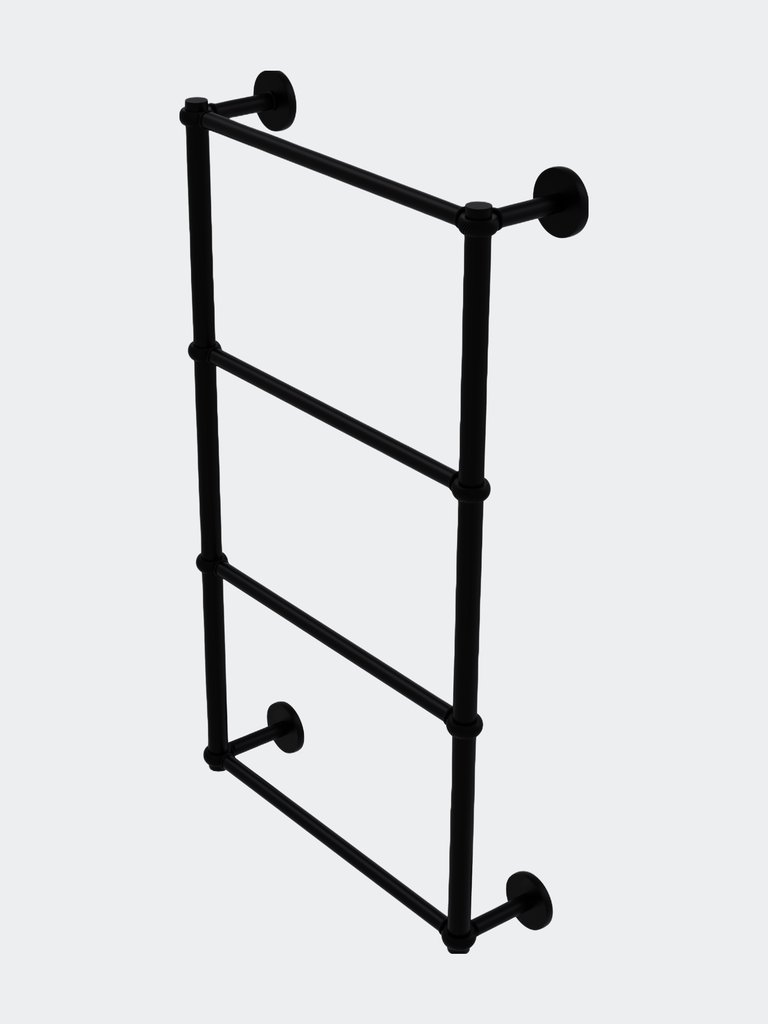 Prestige Skyline Collection 4 Tier 36" Ladder Towel Bar with Twisted Detail - Matte Black