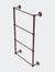 Prestige Skyline Collection 4 Tier 36" Ladder Towel Bar with Twisted Detail - Antique Copper