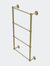 Prestige Skyline Collection 4 Tier 36" Ladder Towel Bar with Twisted Detail - Satin Brass