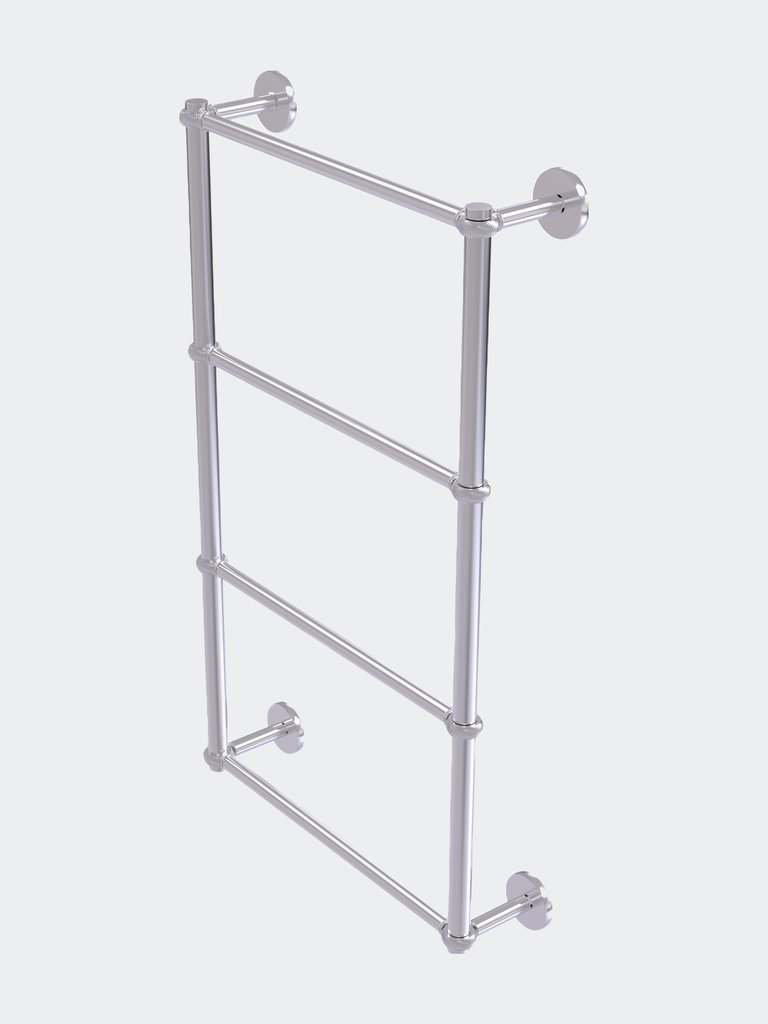 Prestige Skyline Collection 4 Tier 36" Ladder Towel Bar with Twisted Detail - Satin Chrome