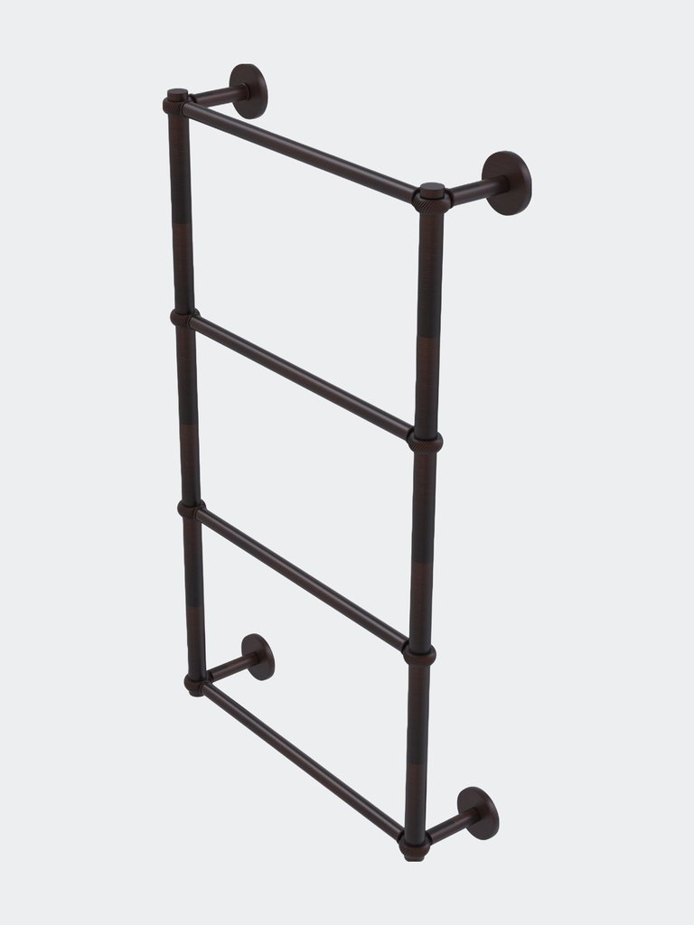 Prestige Skyline Collection 4 Tier 36" Ladder Towel Bar with Twisted Detail - Venetian Bronze