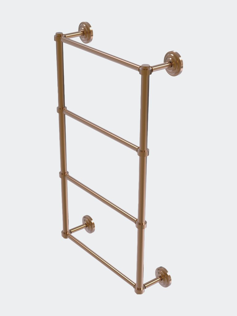 Que New Collection 4 Tier 36" Ladder Towel Bar - Brushed Bronze