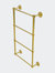 Que New Collection 4 Tier 36" Ladder Towel Bar - Polished Brass