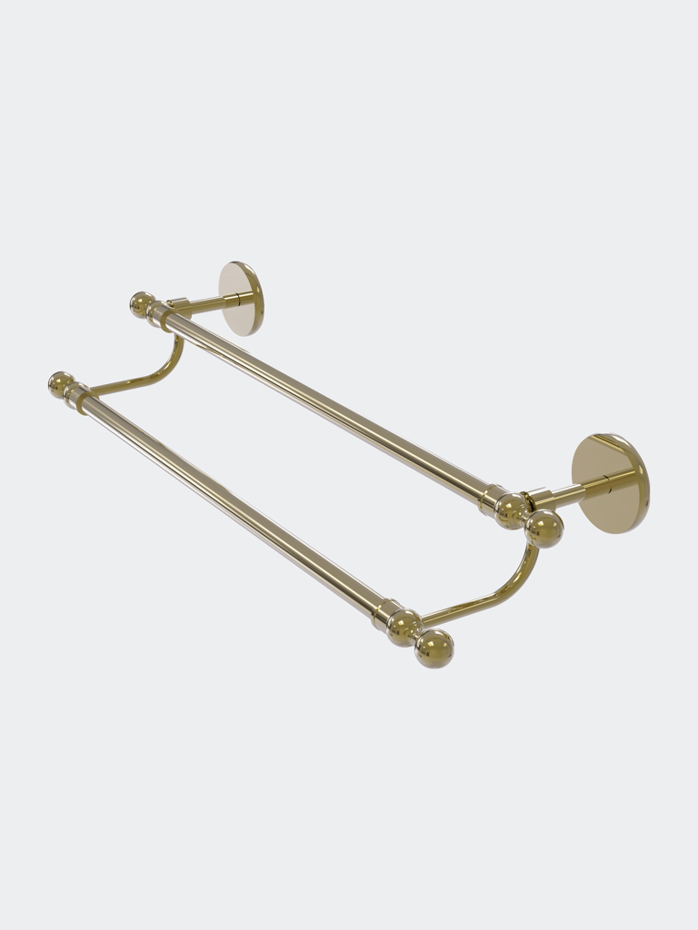 Skyline Collection 24 Inch Double Towel Bar - Unlacquered Brass
