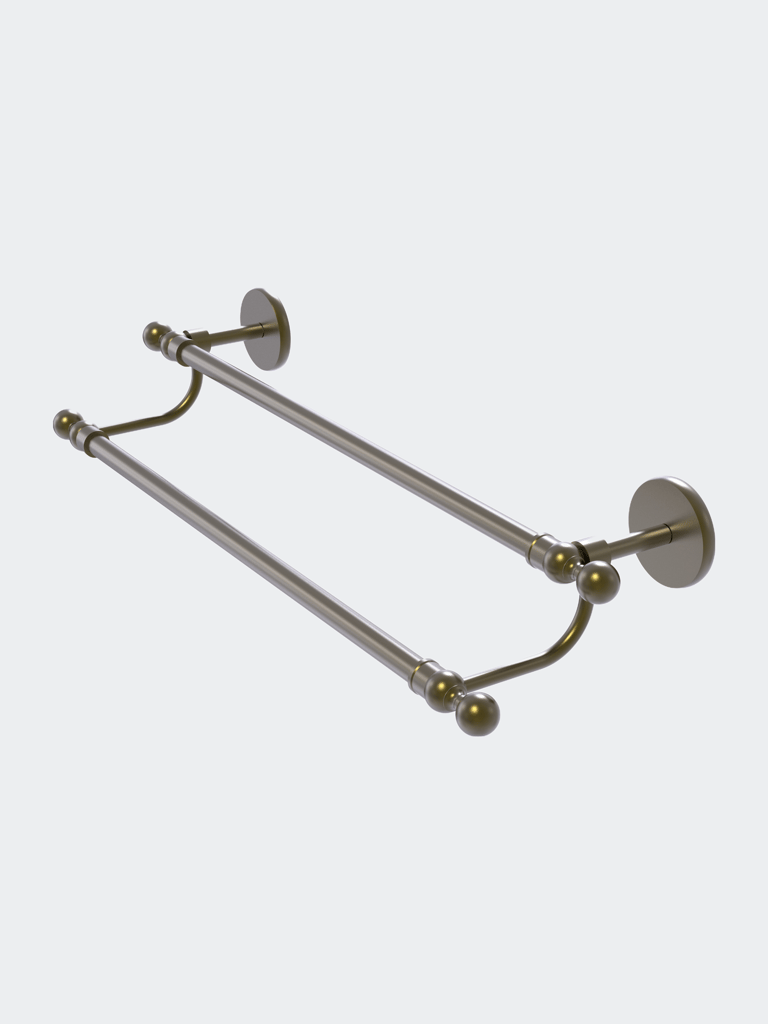 Skyline Collection 24 Inch Double Towel Bar - Antique Brass