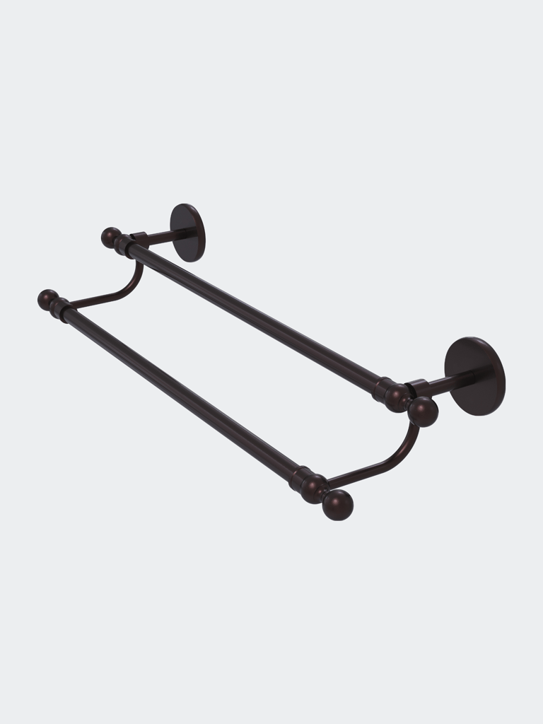 Skyline Collection 24 Inch Double Towel Bar - Antique Bronze