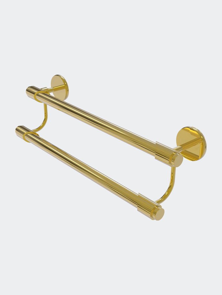 Tribecca Collection 18" Double Towel Bar - Polished Brass