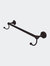 Waverly Place Collection 18" Towel Bar With Integrated Hooks - Antique Bronze
