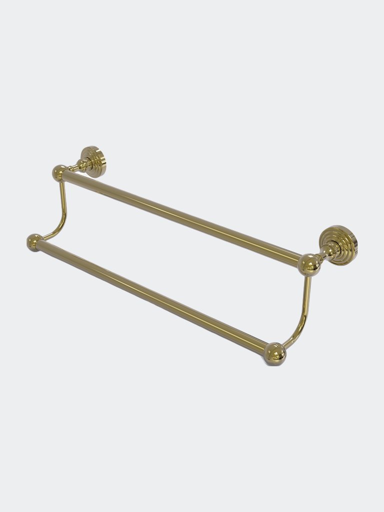 Waverly Place Collection 24" Double Towel Bar - Unlacquered Brass
