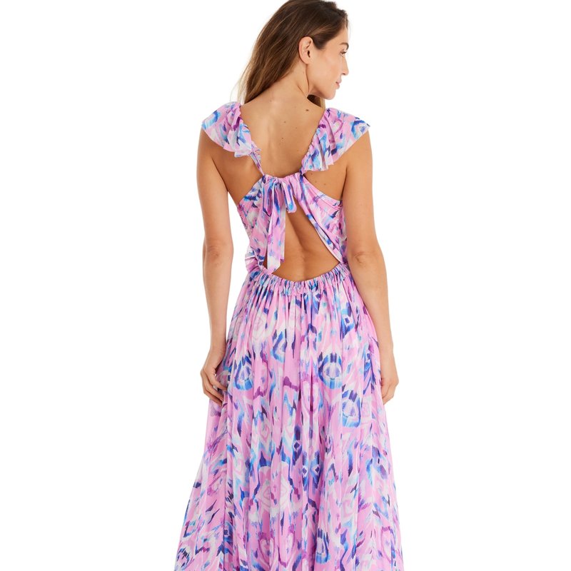 Shop Allison Ny Margo Maxi Dress In Pink