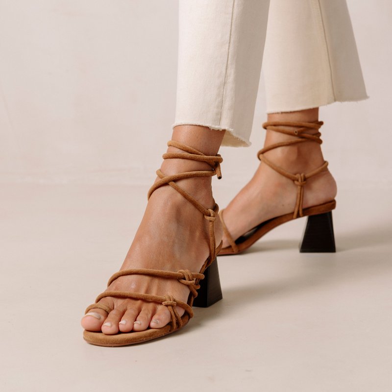 Shop Alohas Goldie Leather Sandal In Brown