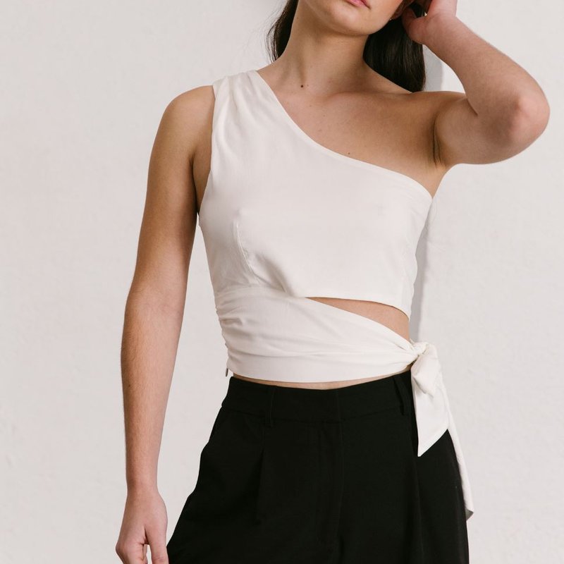 Alohas Magnet Top In White