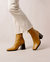 South Leather Boots - Marigold Yellow