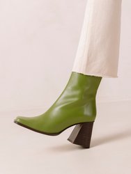 South Leather Boots - Evergreen