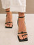 Straps Chain Leather Sandals