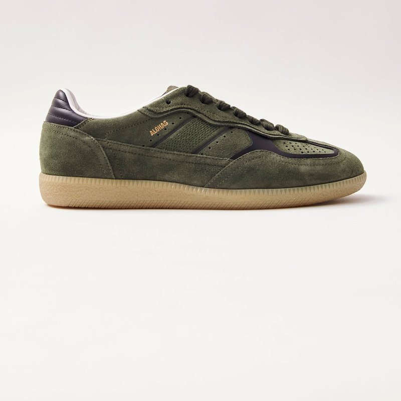 Shop Alohas Tb.490 Rife Leather Sneakers In Green